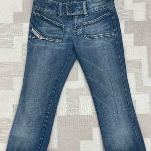 Diesel Blue Straight Leg Jeans Classic Style